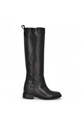 Stivale donna in pelle colore nero. J HERO | 3000-NERO